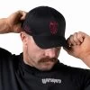 5-Panel Skull Hat - Black/Burgundy -Gymreapers Sale Shop 5PNL BLK BGY 2