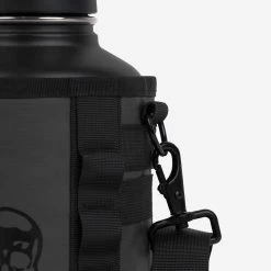 Gravestone Bottle Sleeve 64 Oz - Gunmetal -Gymreapers Sale Shop 64oz Bottle Sleeve Gunmetal clip closeup