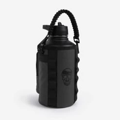 Gravestone Bottle Sleeve 64 Oz - Gunmetal -Gymreapers Sale Shop 64oz Bottle Sleeve Gunmetal handle