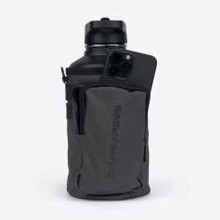 Gravestone Bottle Sleeve 64 Oz - Gunmetal -Gymreapers Sale Shop 64oz Bottle Sleeve Gunmetal phone holder