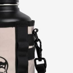 Gravestone Bottle Sleeve 64 Oz - Desert Sand -Gymreapers Sale Shop 64oz Bottle Sleeve sand clip closeup