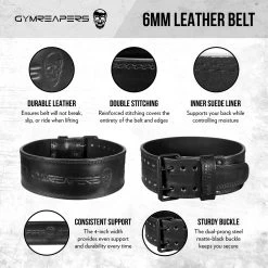6mm Weightlifting Belt -Gymreapers Sale Shop 6mm Details