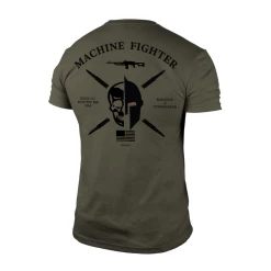 7.62 Machine Fighter Tee - Military Green