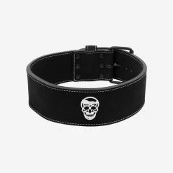 10MM Single Prong Belt - Black/White -Gymreapers Sale Shop BlackWhite 03