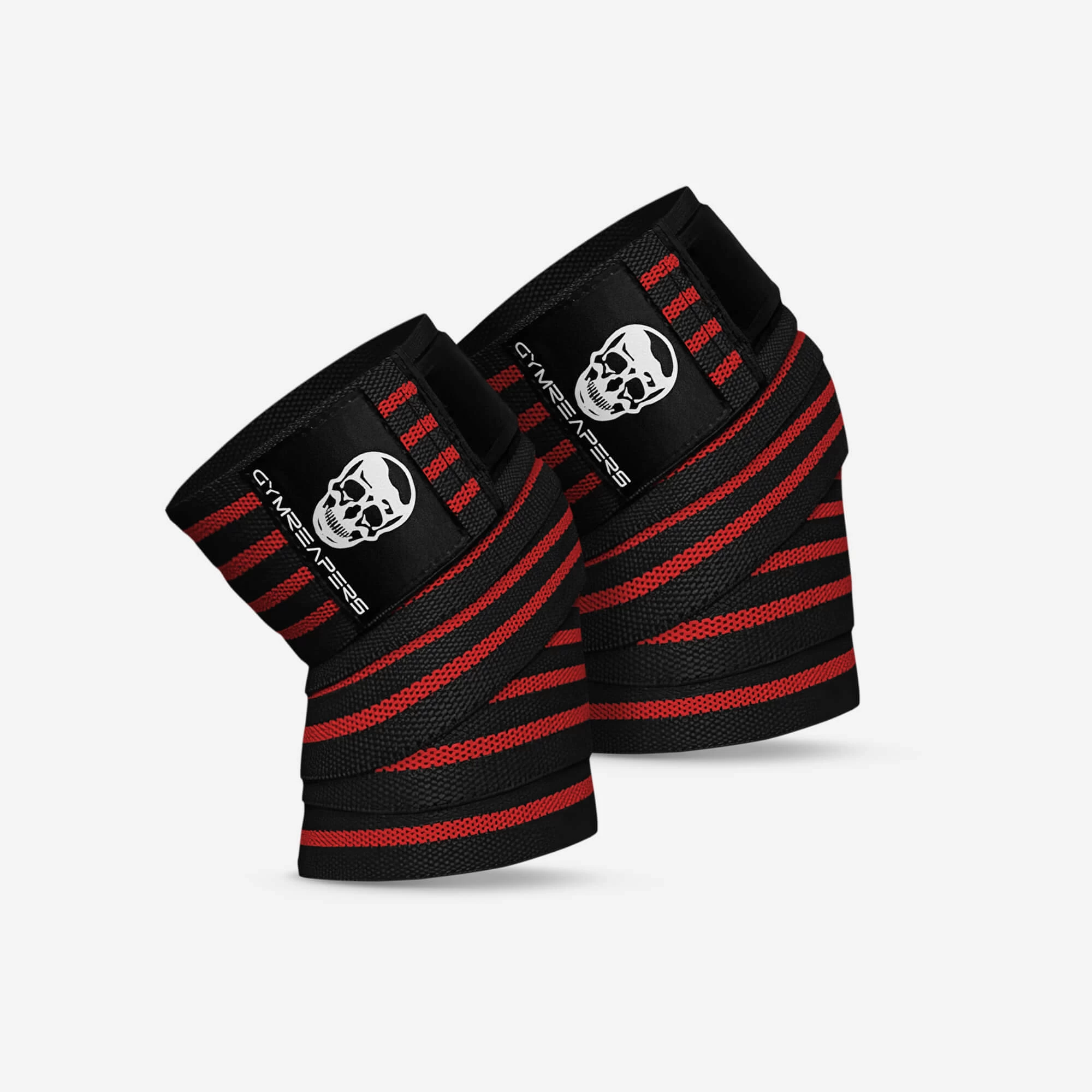 Gymreapers Knee Wraps - Red 3 Gymreapers Knee Wraps - Red