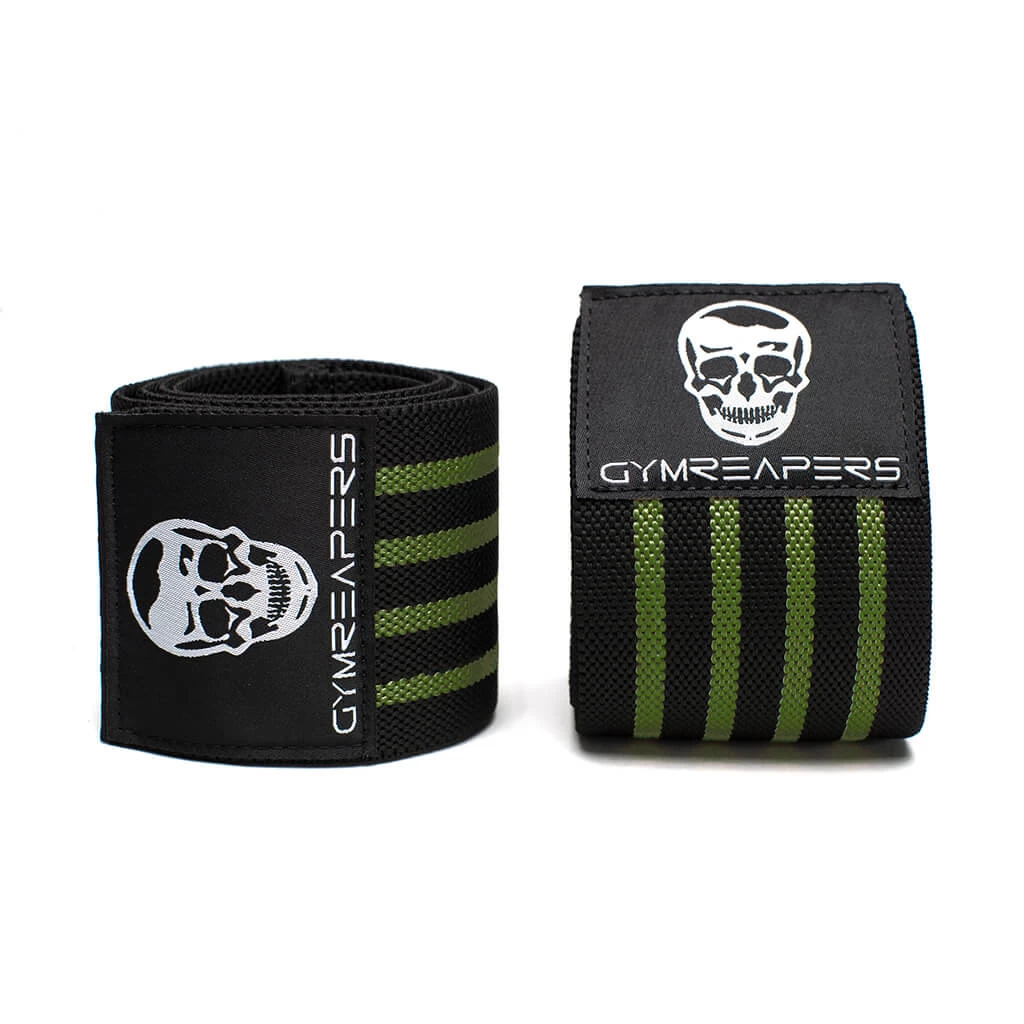 Gymreapers Elbow Wraps - Green 4 Gymreapers Elbow Wraps - Green - Image 2