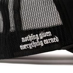 Diamond Foam Trucker Hat -Gymreapers Sale Shop FoamTrucker Black Detail 5000x 83d3b09f 8734 473c 8172 9bd6f880008a