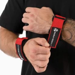 Gymreapers Lifting Grips - Red -Gymreapers Sale Shop GR LiftingGrips Listing Red Secure 2048px