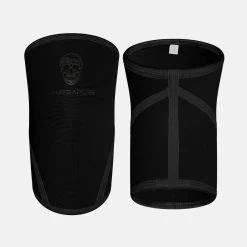 Gymreapers Sale Shop -Gymreapers Sale Shop Knee Sleeve Black Black Front Back