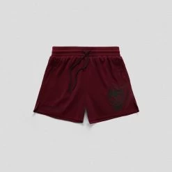 Mesh Training Shorts - Burgundy