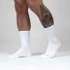 Crew Socks - White 1 Crew Socks - White -Gymreapers Sale Shop PHO09545