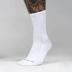 Crew Socks - White -Gymreapers Sale Shop PHO09559