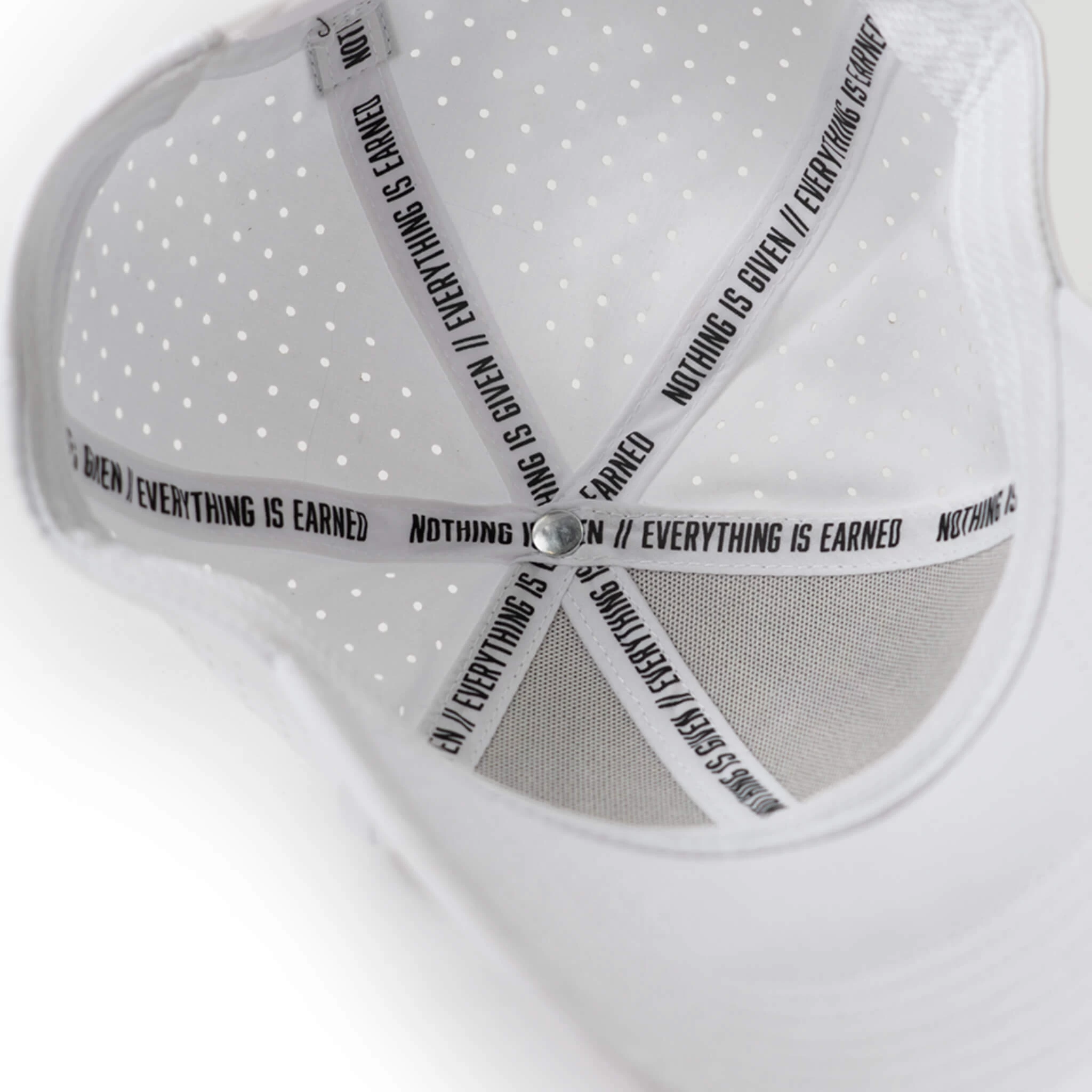 Hybrid Performance Hat - White 6 Hybrid Performance Hat - White - Image 4