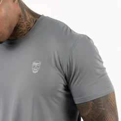 Performance Short Sleeve Shirt - Steel 9 Performance Short Sleeve Shirt - Steel -Gymreapers Sale Shop Performance Short Sleeve Steel Detail