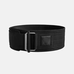Quick Lock Weightlifting Belt - Black/Black