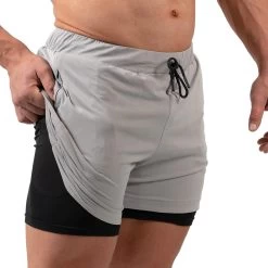 React Training Shorts - Slate -Gymreapers Sale Shop RTS SLT 5