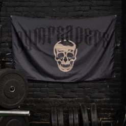 Reap Your Rewards Gym Flag - Tan
