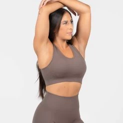 Heritage Bra - Toffee -Gymreapers Sale Shop ToffeeMed DSC08436