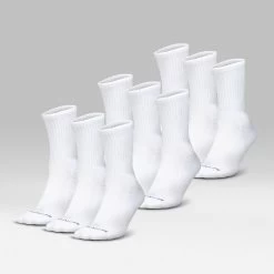 Crew Socks - White -Gymreapers Sale Shop White NinePack Crew