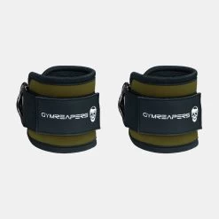 Gymreapers Ankle Straps - Green (Pair)