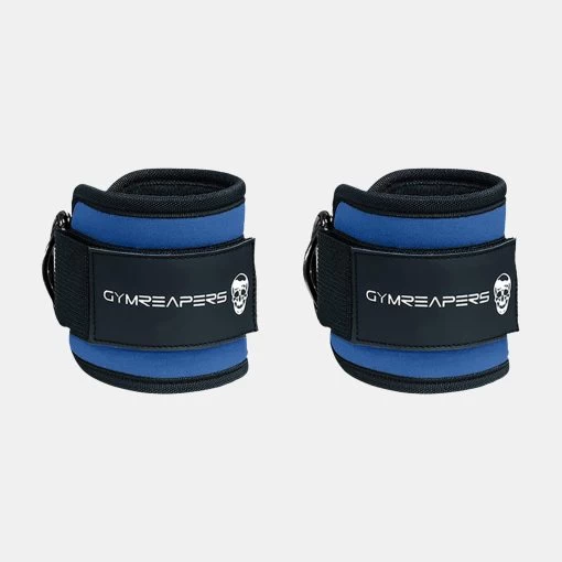 Gymreapers Ankle Straps - Cobalt (Pair) -Gymreapers Sale Shop ankle pair navy product