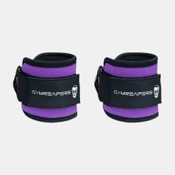 Gymreapers Ankle Straps - Purple (Pair)