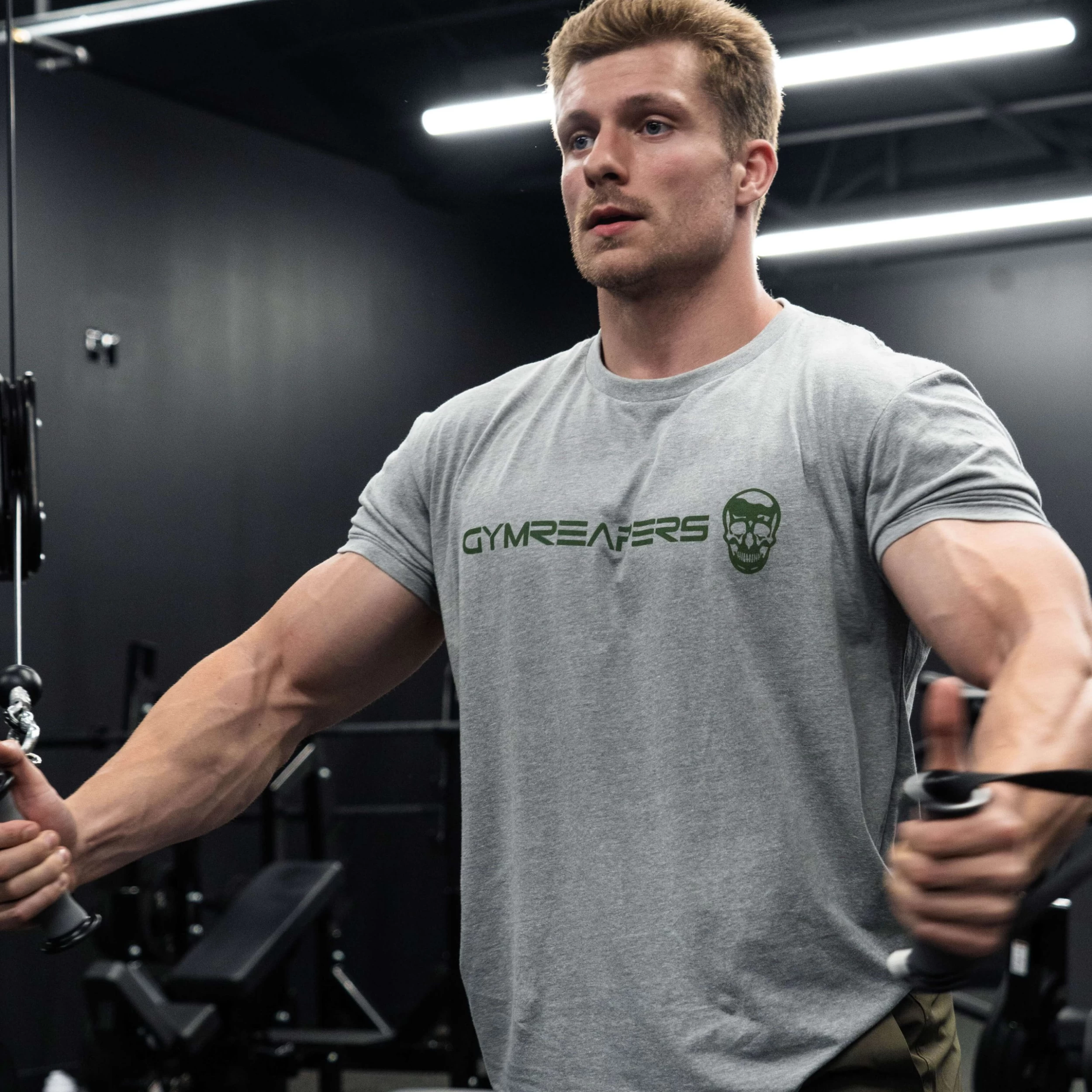 Basic Shirt - Gray/Ranger Green 4 Basic Shirt - Gray/Ranger Green - Image 2