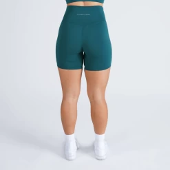 Revive Biker Shorts - Emerald 9 Revive Biker Shorts - Emerald -Gymreapers Sale Shop biker shorts emerald back