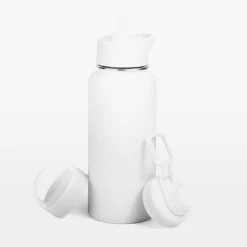 32 Oz Stainless Steel Water Bottle - White