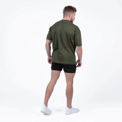 Ascend Box Tee - OD Green -Gymreapers Sale Shop box tee green full