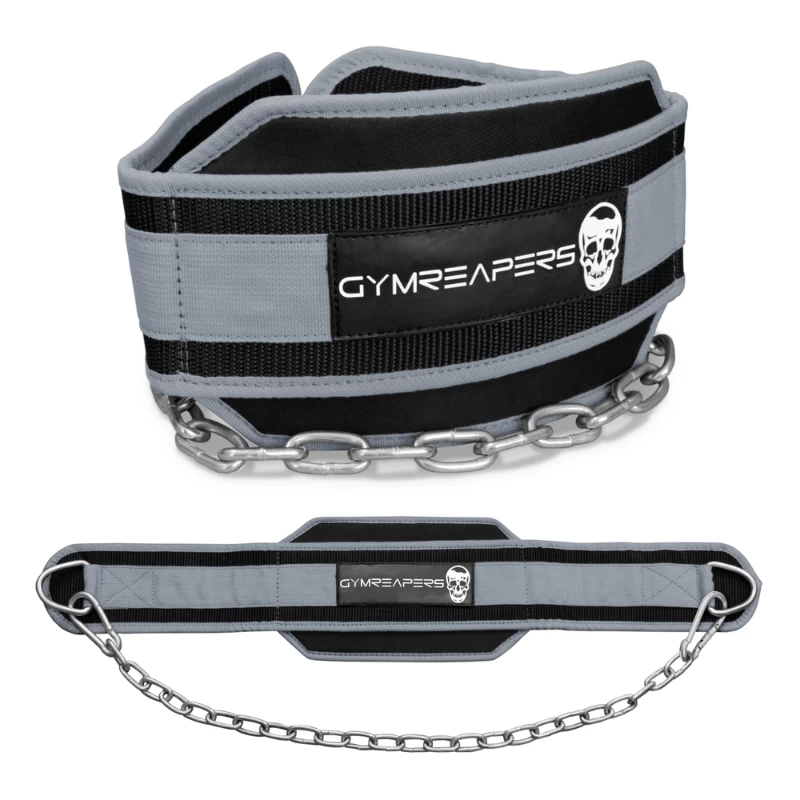 Gymreapers Dip Belt - Gray 3 Gymreapers Dip Belt - Gray