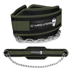 Gymreapers Dip Belt - Ranger Green