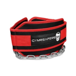 Gymreapers Dip Belt - Red -Gymreapers Sale Shop dip belt red 1