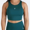 Revive High Neck Bra - Emerald -Gymreapers Sale Shop high neck bra emerald