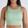 Revive High Neck Bra - Mint -Gymreapers Sale Shop high neck bra mint