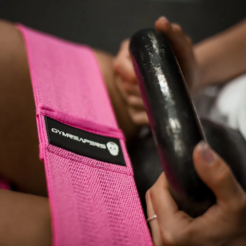 Grip Hip Bands - Black/Pink 5 Grip Hip Bands - Black/Pink - Image 3