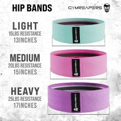 Hip Bands - 3 Pack (Pastel) -Gymreapers Sale Shop hip bands pack