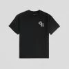 Initial Tee - Black/White -Gymreapers Sale Shop initial tee black white front