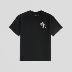 Initial Tee - Black/White