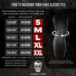 Training Kit - Black -Gymreapers Sale Shop knee sleeves size chart