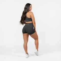 Legacy Bra - Charcoal -Gymreapers Sale Shop legacy bra back v2