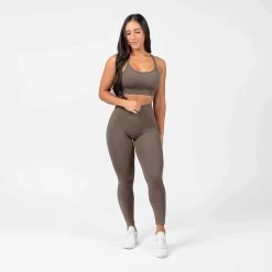 Legacy Bra - Deep Taupe 10 Legacy Bra - Deep Taupe -Gymreapers Sale Shop legacy bra deep taupe front full