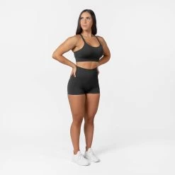 Legacy Bra - Charcoal -Gymreapers Sale Shop legacy bra full