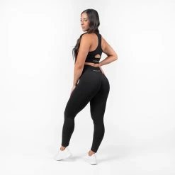 Legacy Leggings - Black -Gymreapers Sale Shop legacy leggings side