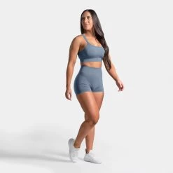 Legacy Shorts - Pale Blue -Gymreapers Sale Shop legacy shorts pale blue full