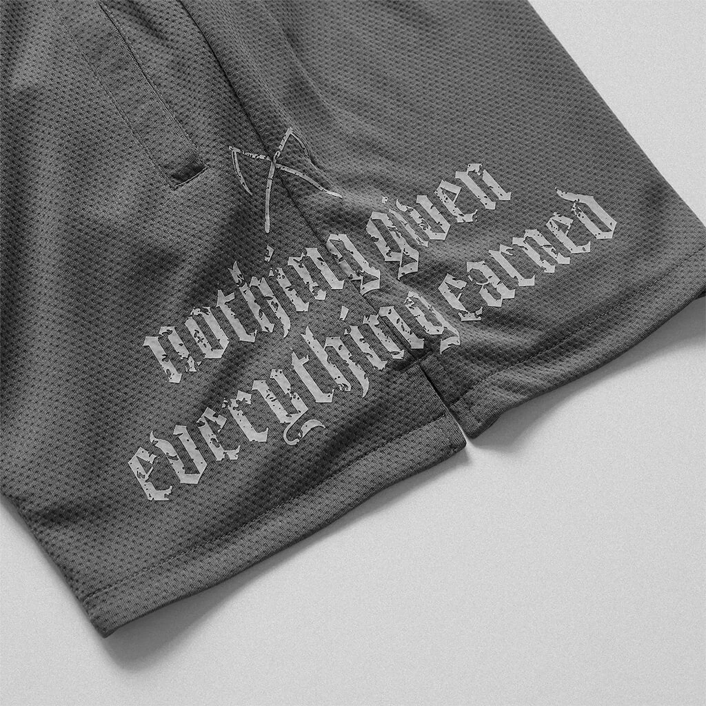 Mantra Shorts - Charcoal 5 Mantra Shorts - Charcoal - Image 3