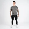 Slim Performance Tee - Charcoal -Gymreapers Sale Shop mens fit tee