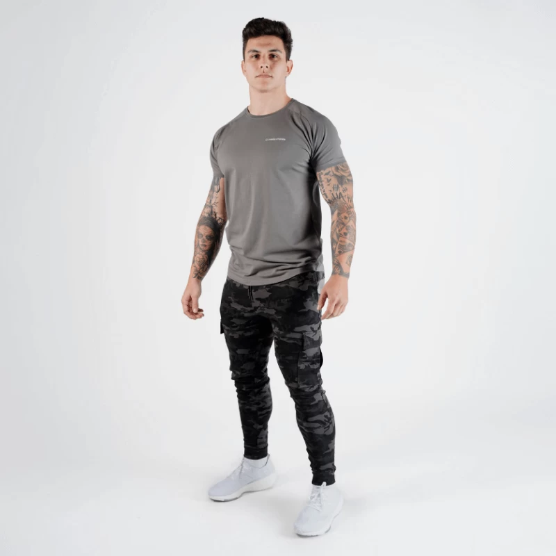 Slim Performance Tee - Charcoal 7 Slim Performance Tee - Charcoal - Image 5
