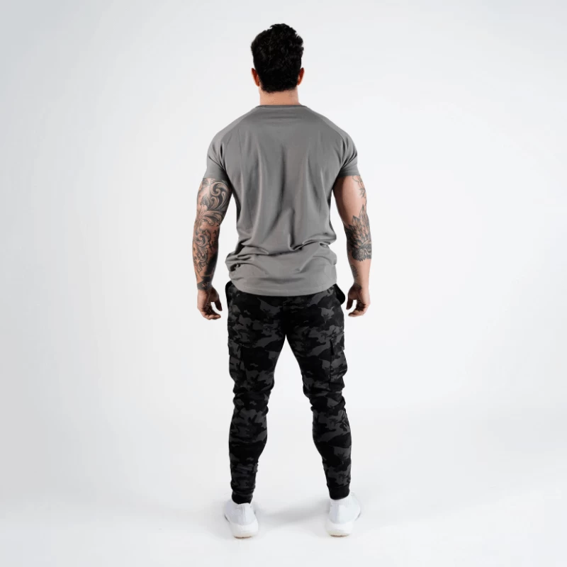 Slim Performance Tee - Charcoal 4 Slim Performance Tee - Charcoal - Image 2