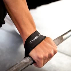 Olympic Lifting Straps - Black 9 Olympic Lifting Straps - Black -Gymreapers Sale Shop olympic straps front